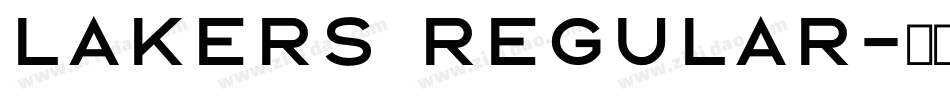 Lakers Regular字体转换